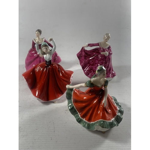 705 - FOUR ROYAL DOULTON FIGURES TO INCLUDE KAREN, FRAGRANCE, KIRSTY, AND NINETTE