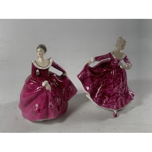 705 - FOUR ROYAL DOULTON FIGURES TO INCLUDE KAREN, FRAGRANCE, KIRSTY, AND NINETTE