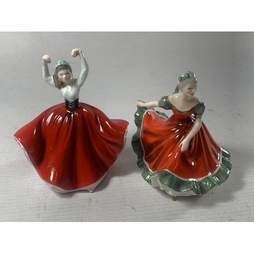 705 - FOUR ROYAL DOULTON FIGURES TO INCLUDE KAREN, FRAGRANCE, KIRSTY, AND NINETTE