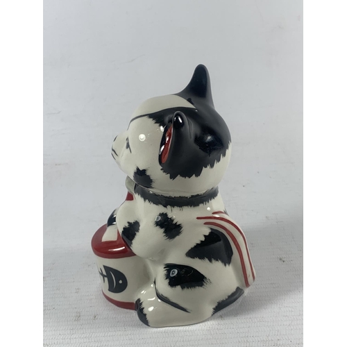 712 - A LORNA BAILEY HAND PAINTED AND SIGNED TUNA CAT