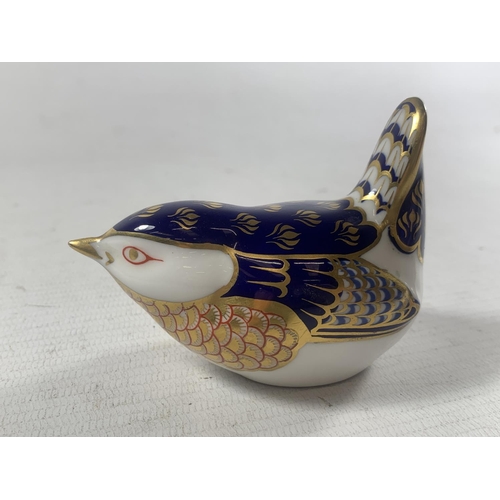 725 - A ROYAL CROWN DERBY WREN (SECOND)