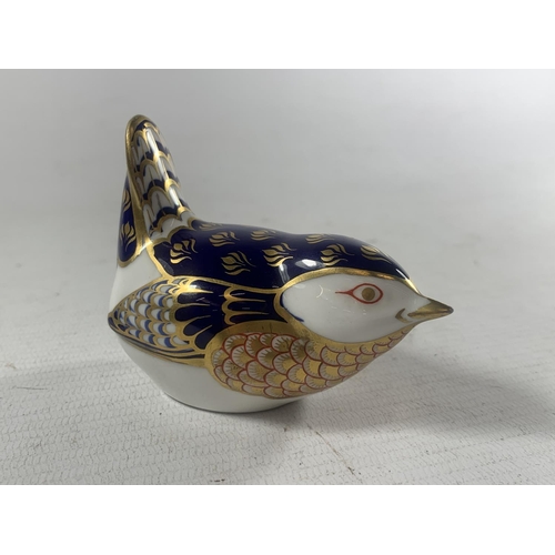 725 - A ROYAL CROWN DERBY WREN (SECOND)