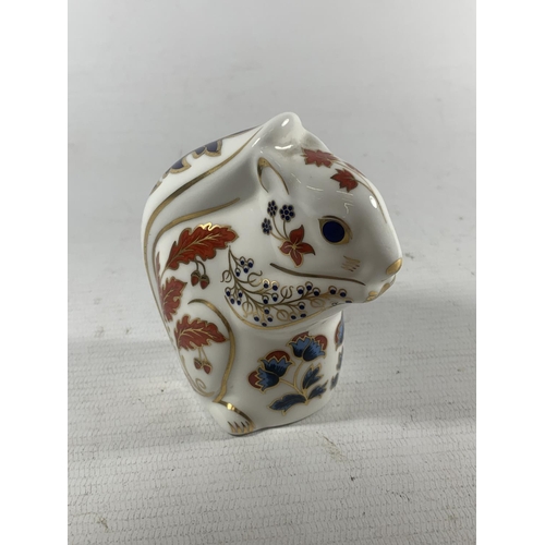 727 - A ROYAL CROWN DERBY SQUIRREL (SECOND)