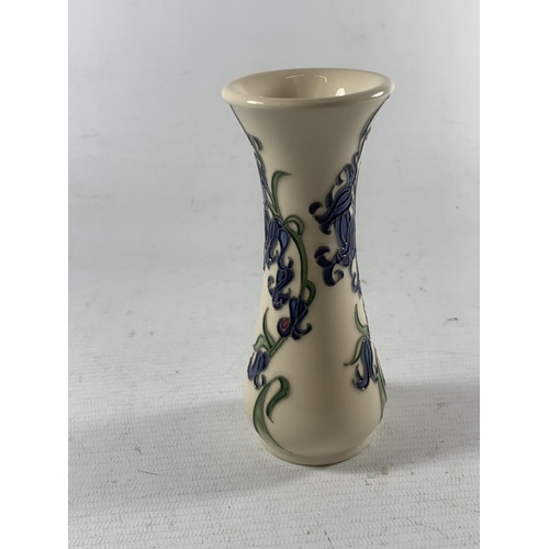 734 - A MOORCROFT BLUEBELL HARMONY VASE HEIGHT 5