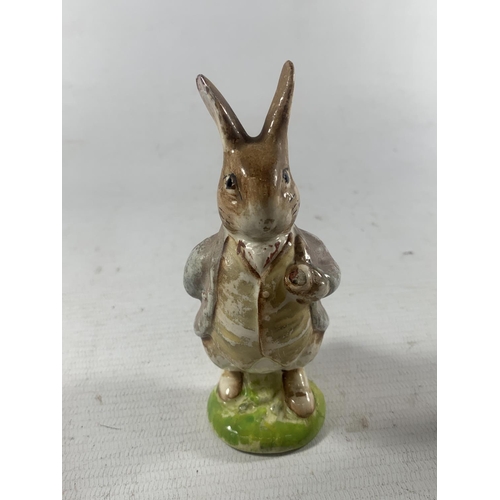 756 - TWO BUNNY FIGURES TO INCLUDE A BESWICK AND A DOULTON