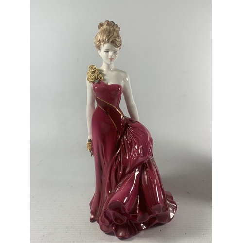 761 - TWO FIGURES TO INCLUDE A COALPORT FELICITY AND A STAFFORDSHIRE LAVINIA