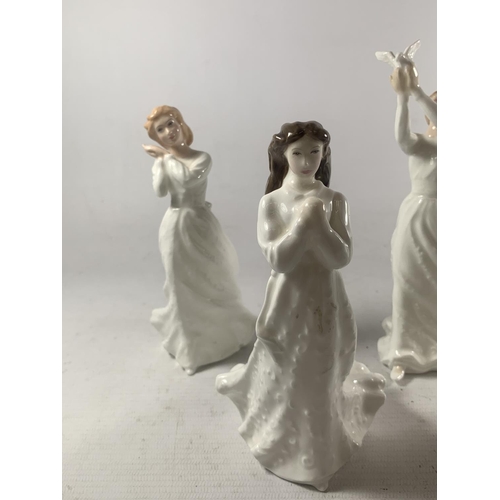 762 - FIVE ROYAL DOULTON FIGURE ONE A/F