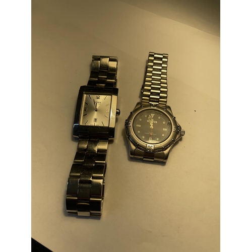 662 - TWO WATCHES TO INCLUDE A BOSS AND ADIDAS