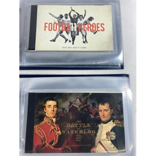 358 - GB PRESTIGE BOOKLETS COLLECTION TO TWO BINDERS , DY3 _ DY23 , 2012-2017 . FACE VALUE £282.63