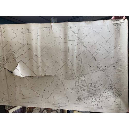 315 - AN 1885 ORDNANCE SURVEY MAP OF CHESHIRE / DERBYSHIRE PLUS AN 1872 ORDNANCE SURVEY MAP OF NORTHENDERN... 