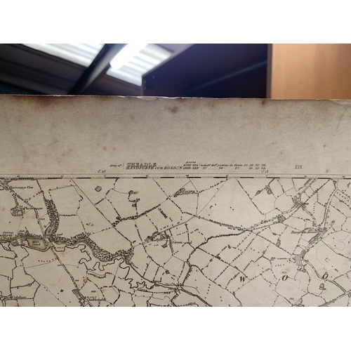 332 - AN ANTIQUARIAN ORDNANCE SURVEY MAP OF STOCKPORT (DISLEY) CHESHIRE, A REVISION OF 1907 WITH ADDITIONS... 