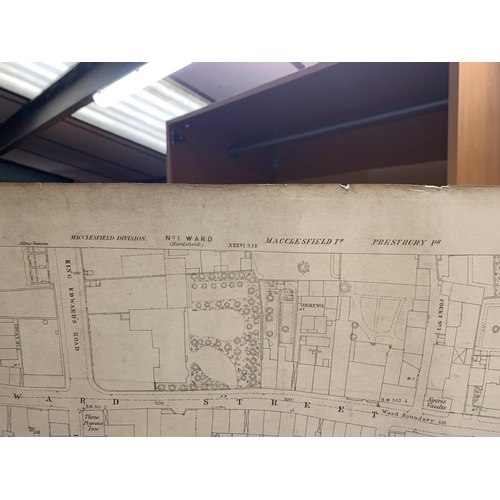 333 - AN ANTIQUARIAN SECOND EDITON 1899 ORDNANCE OF BAKEWELL UNION DERYSHIRE, A SECOND EDITION OF 1899 MAP... 