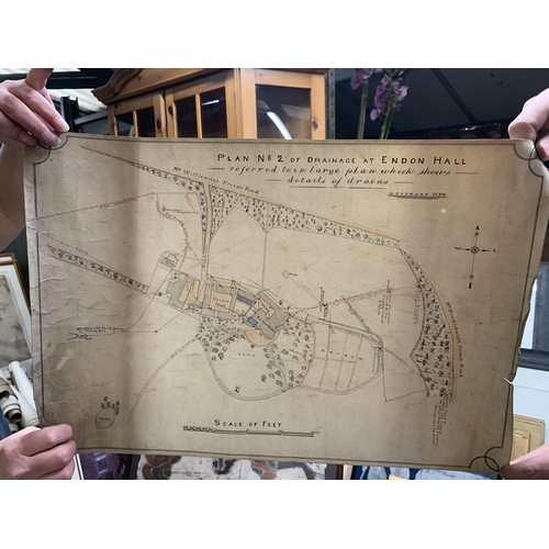 341 - A VINTAGE PLAN BY W.ALLEN DEW FOR THE PROPOSED LAY-OUT OF LAND, GEE CROSS, HYDE, A PLAN OF RALPH FOL... 