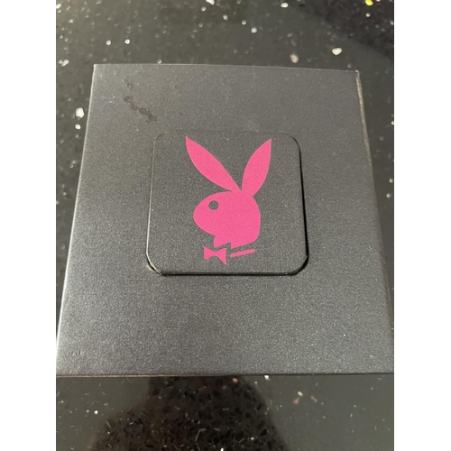 470 - A PLAYBOY WATCH IN A PRESENTATION BOX SEEN WORKING BUT NO WARRANTY