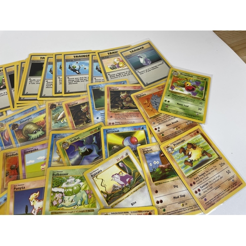 106 - A COLLECTION OF 1999 WOTC POKEMON TRADING CARDS, GYM HEROES HOLOS, SHADOWLESS, BASE SET, JUNGLE, FOS... 