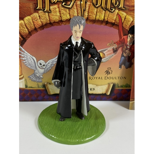 707 - A BOXED ROYAL DOULTON HARRY POTTER MADAMME HOOCH HPFIG20 FIGURE WITH CERTIFICATE