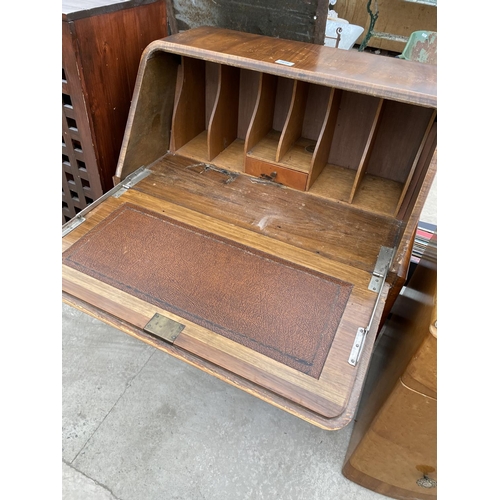 2816 - AN ART DECO WALNUT BUREAU, 29