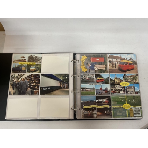 86 - APPROXIMATELY 178 POSTCARDS RELATING TO POSTAL HISTORY AND POST OFFICE REGIONAL CARDS IN A FOLDER