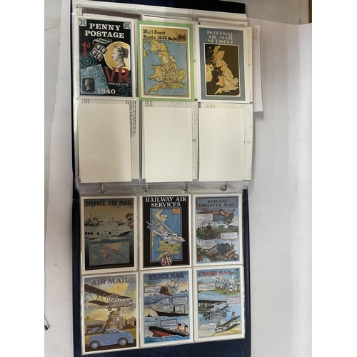 89 - APPROXIMATELY 335 POSTCARDS RELATING TO THE NATIONAL POSTAGE MUSEUM, BATH POSTAL MUSEUM, TELECOM, FI... 