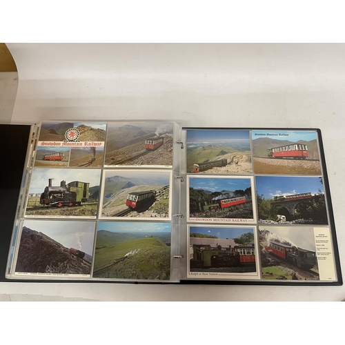 90 - APPROXIMATELY 435 POSTCARDS RELATING TO THE ISLE OF MAN, WALES AND IRELAND IN A FOLDER