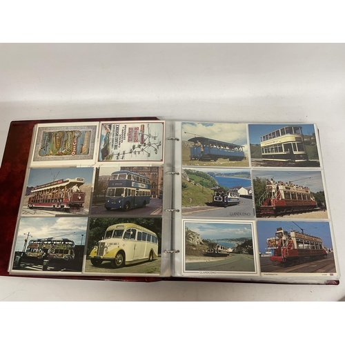 91 - APPROXIMATELY 285 POSTCARDS RELATING TO PUBLIC TRANSPORT OUTSIDE LONDON, CARS, BIKES, COMMERCIAL, ST... 