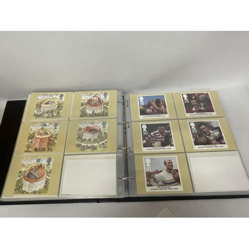 92 - APPROXIMATELY 750 POSTAL HEADQUARTERS CARDS AND GREETING STAMP CARDS ALL CATALOGUED AND ITEMISED (SE... 