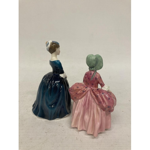 716 - TWO SMALL ROYAL DOULTON FIGURES 