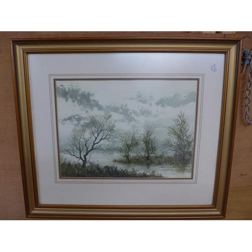 360 - A PAUL MANN (BRITISH 20TH CENTURY) 'WINTER WOODLAND SCENE', SIGNED, 26CM X 36CM, SIGNED VERSO, FRAME... 