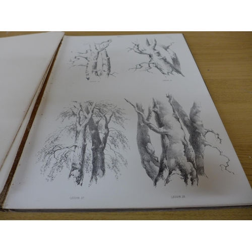 366 - J.D. HARDING 'LESSONS ON TREES' PUBLISHED BY W. KENT & CO, LONDON CIRCA 1879