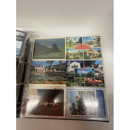 94 - APPROXIMATLEY 330 POSTCARDS RELATING TO EUROPE, ASIA, AUSTRALIA, NEW ZEALAND, CANADA AND USA IN A FO... 