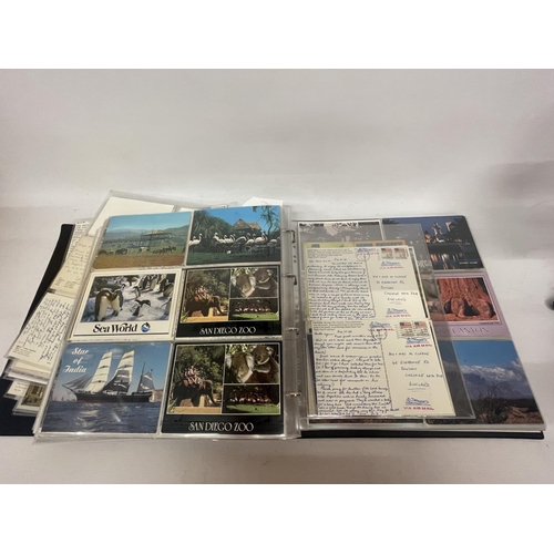 94 - APPROXIMATLEY 330 POSTCARDS RELATING TO EUROPE, ASIA, AUSTRALIA, NEW ZEALAND, CANADA AND USA IN A FO... 