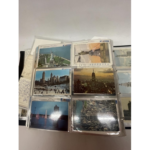 94 - APPROXIMATLEY 330 POSTCARDS RELATING TO EUROPE, ASIA, AUSTRALIA, NEW ZEALAND, CANADA AND USA IN A FO... 