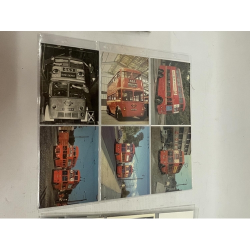 99 - APPROXIMATELY 380 POSTCARDS RELATING TO BUSES, TRAMS, TROLLEY BUSES, UNDERGROUND,METROPOLITAN AND DO... 