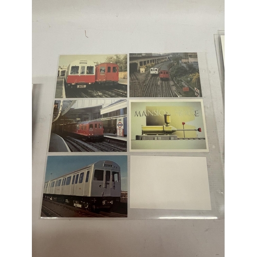 99 - APPROXIMATELY 380 POSTCARDS RELATING TO BUSES, TRAMS, TROLLEY BUSES, UNDERGROUND,METROPOLITAN AND DO... 