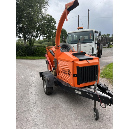 202 - A TIMBERWOLF TW 280TDHB (a) 2019 WOOD CHIPPER ROAD TOWABLE ONE OWNER FROM NEW 1187 HOURS 2 SETS OF S... 