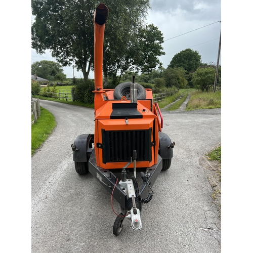 202 - A TIMBERWOLF TW 280TDHB (a) 2019 WOOD CHIPPER ROAD TOWABLE ONE OWNER FROM NEW 1187 HOURS 2 SETS OF S... 