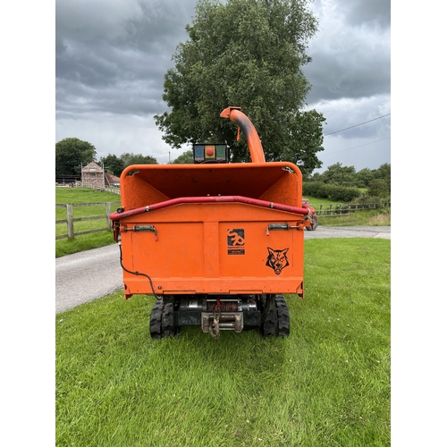 203 - A TIMBERWOLF TW190 ON TRACK WOOD CHIPPER & WINCH 1256 HOURS ONE OWNER FROM NEW 2 SETS OF SPARE BLADE... 