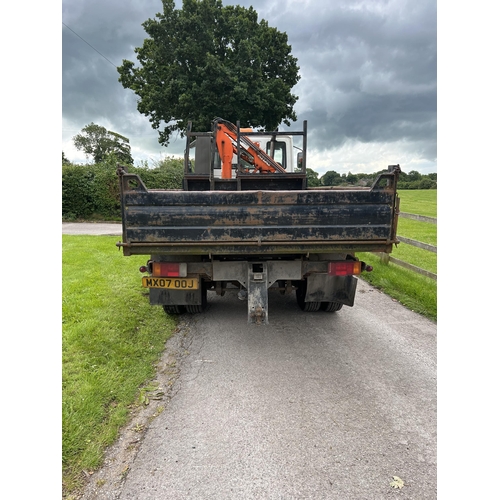 205 - IVECO TIPPER WAGON & ATLAS CRANE (1996) MX07OOJ FIRST REG 24/05/07 151074KM (APPROX 95000 MILES) MOT... 