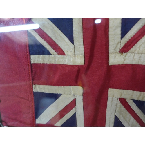 370 - AN EMBROIDERED FLAG OF THE 3RD BATTALION COLDSTREAM GUARDS DATED USE 12TH OCTOBER 1932 - 11TH OCTOBE... 