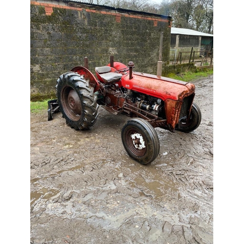 243 - A MASSEY FERGUSON 35 TRACTOR 1959 ONE OWNER FROM NEW  REG. NO. 706 PTJ FIRST REGISTERED JULY 1960 WI... 