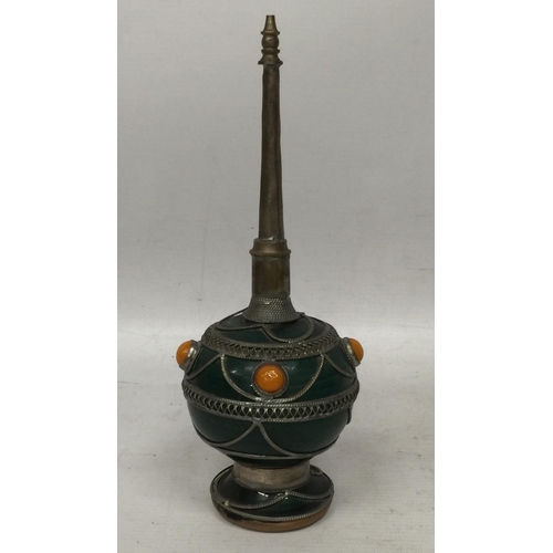 37 - A VINTAGE MIDDLE EASTERN INCENSE DISPENSER