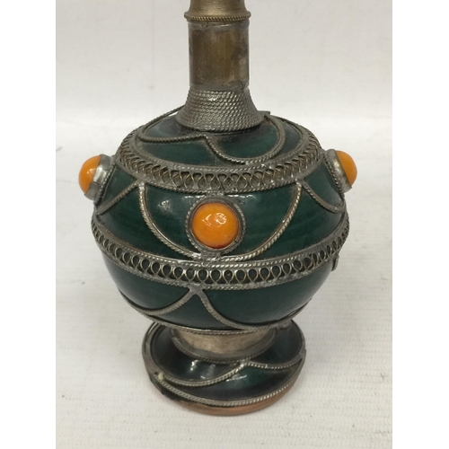 37 - A VINTAGE MIDDLE EASTERN INCENSE DISPENSER