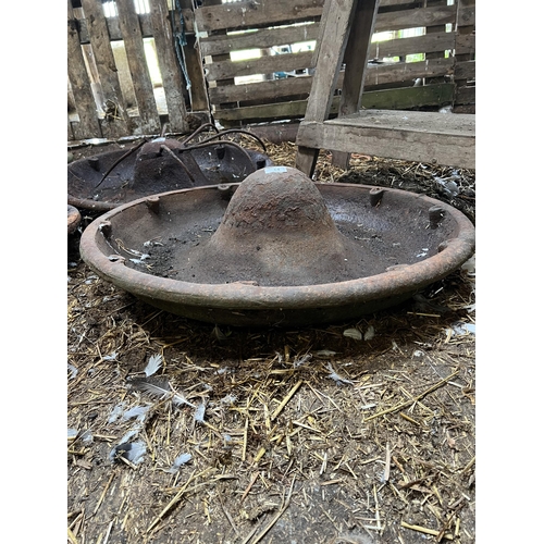 14 - A MEXICAN HAT PIG FEEDER + VAT