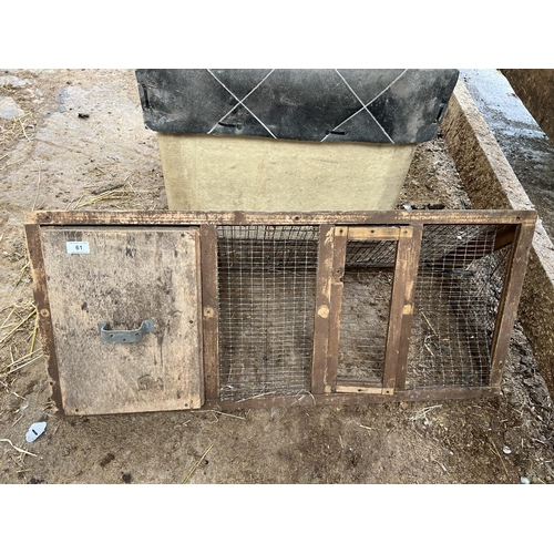 61 - 2 ANIMAL CAGES + VAT