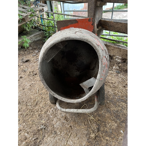 63 - ELECTRIC CEMENT MIXER + VAT