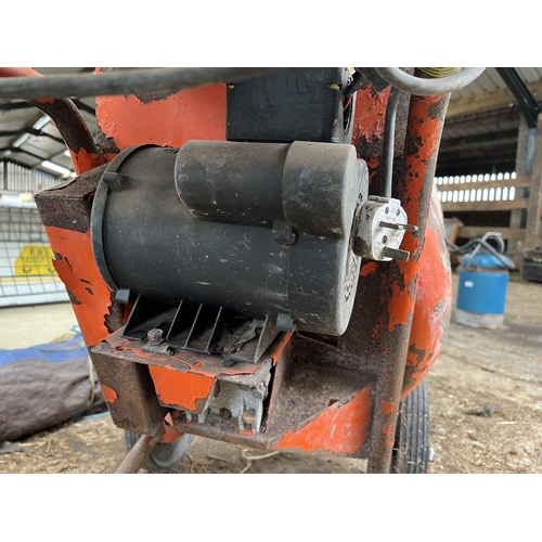 63 - ELECTRIC CEMENT MIXER + VAT