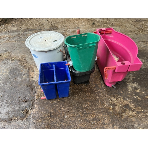 64 - APPROX  6 CALF FEEDERS + VAT