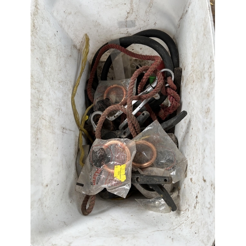 67 - VARIOUS HALTERS, BULL RINGS ETC +VAT