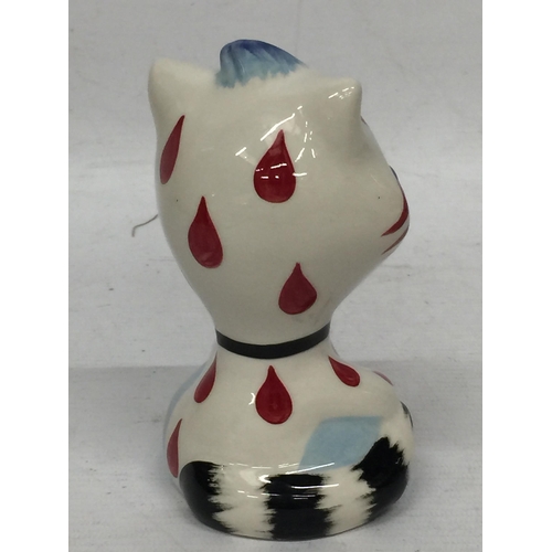 743 - A LORNA BAILEY HAND PAINTED AND SIGNED CAT 'TAD'