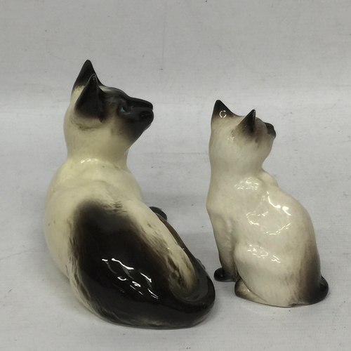 750 - TWO BESWICK SIAMESE CATS